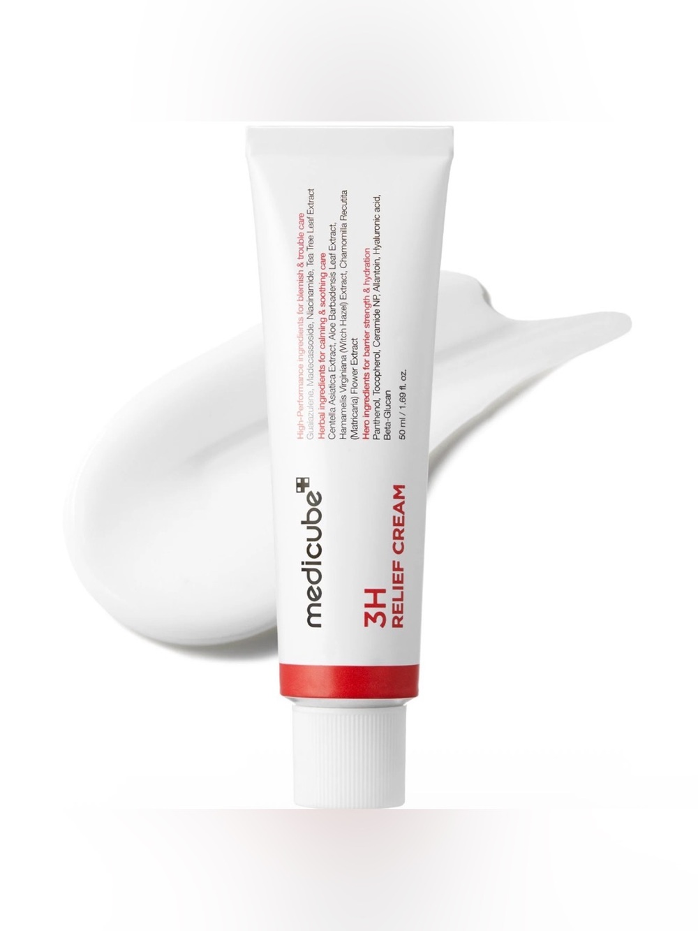 Medicube 3H Relief Cream – White & Red Soothing Moisturizer